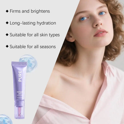 PURE Instant Lifting Eye Gel Cream anti Wrinkle anti Dark Circle Eye Massager Collagen Firming Fade Fine Lines Eye Skin Care