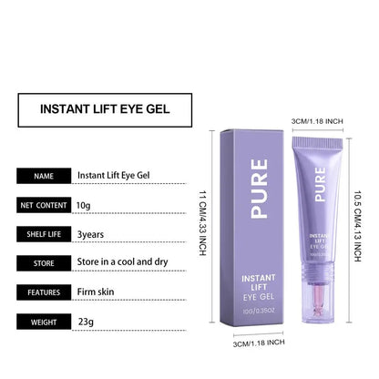 PURE Instant Lifting Eye Gel Cream anti Wrinkle anti Dark Circle Eye Massager Collagen Firming Fade Fine Lines Eye Skin Care