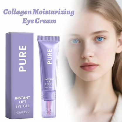 PURE Instant Lifting Eye Gel Cream anti Wrinkle anti Dark Circle Eye Massager Collagen Firming Fade Fine Lines Eye Skin Care